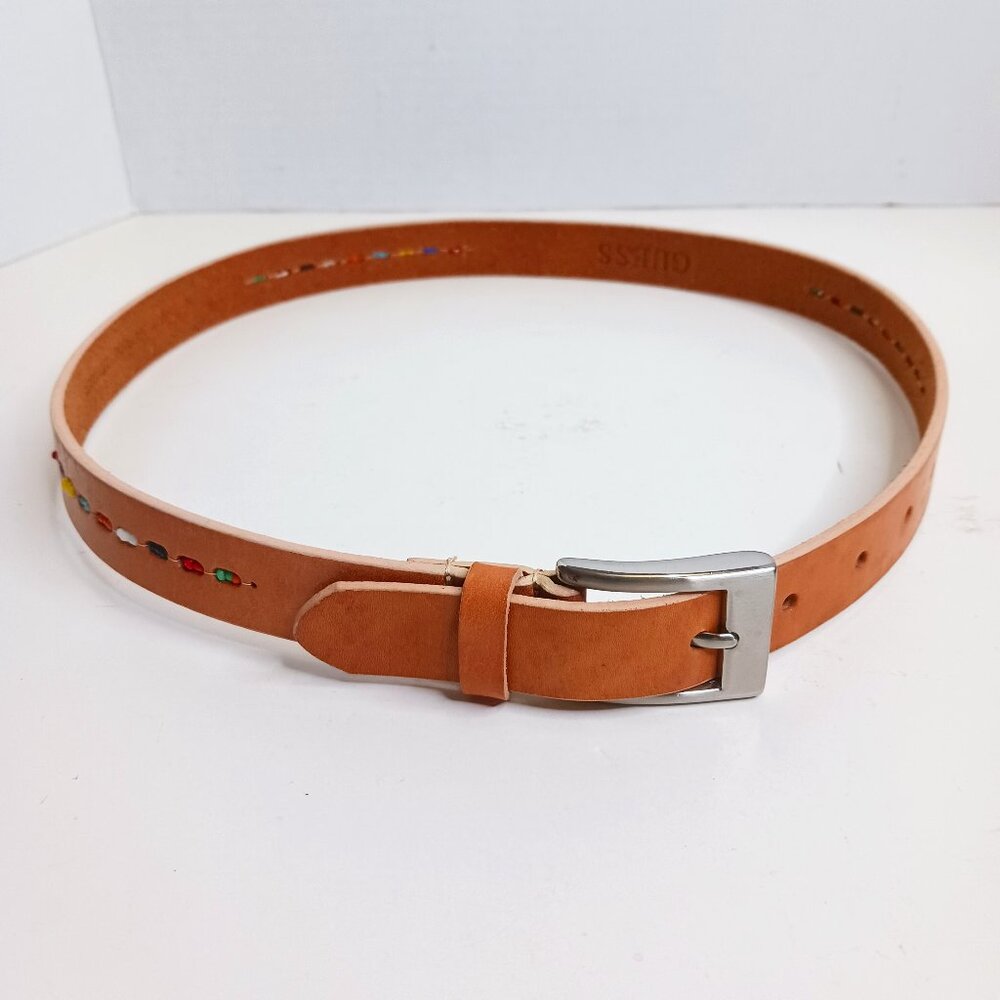 Vintage Guess Women's Belt size M Brown Leather